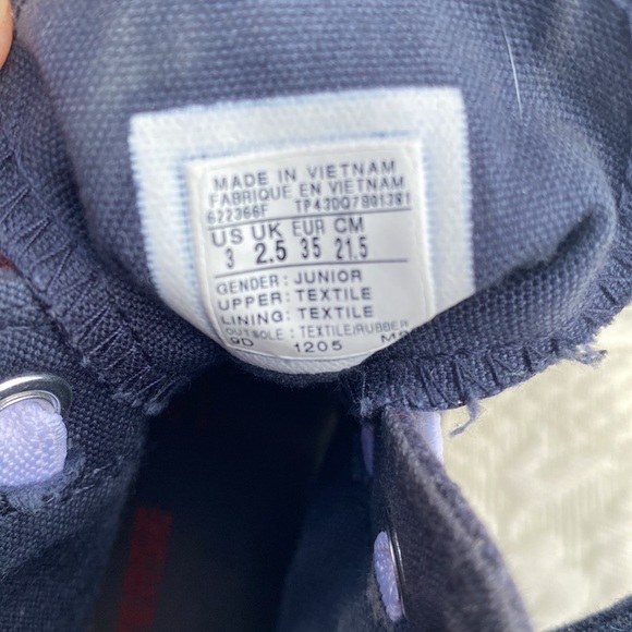 Converse Chuck Taylor All Star High Cut Sneakers American Flag design Junior sz3 - Picture 7 of 9